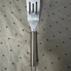 EKCO Forge Stainless Steel Short Slotted Spatula 9"